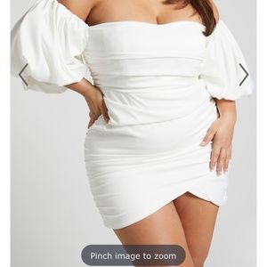 Betty Mini Dress - Showpo - White